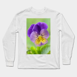 Pansy Viola Long Sleeve T-Shirt